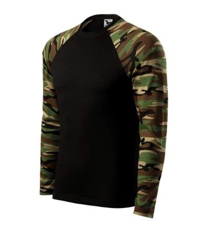 Camouflage LS - Unisex tričko Adler-Malfini